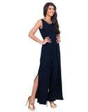 SIMPLE SPLIT JUMPSUIT - B ANN'S BOUTIQUE