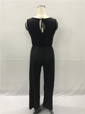 SIMPLE SPLIT JUMPSUIT - B ANN'S BOUTIQUE