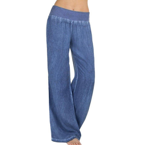 SIMPLE SWEET DENIM PANTS - B ANN'S BOUTIQUE