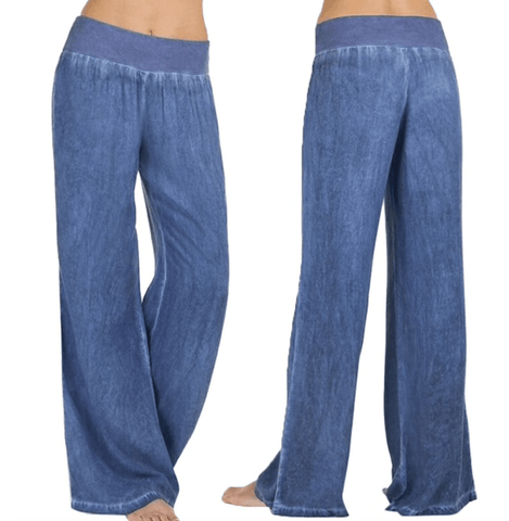 SIMPLE SWEET DENIM PANTS - B ANN'S BOUTIQUE