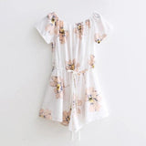 SIMPLY CHIC FLORAL OFF-THE-SHOULDER ROMPER - B ANN'S BOUTIQUE, LLC