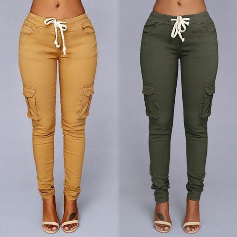 SKINNY CARGO PANTS - B ANN'S BOUTIQUE, LLC