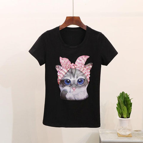 SO SERIOUS CAT FASHION TEE - B ANN'S BOUTIQUE, LLC