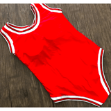 CHICAGO BULLS ONE-PIECE HIGH CUT SWIMSUIT - B ANN'S BOUTIQUE