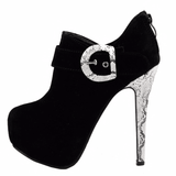 STEP UP SNAKESKIN BOOTIE - B ANN'S BOUTIQUE