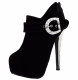 STEP UP SNAKESKIN BOOTIE - B ANN'S BOUTIQUE