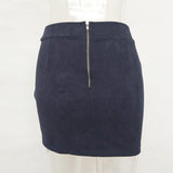 SUEDE LACE-UP MINI-SKIRT - B ANN'S BOUTIQUE