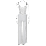 SULTRY ALLURE OPEN-BACK THIGH-SPLIT JUMPSUIT - B ANN'S BOUTIQUE, LLC