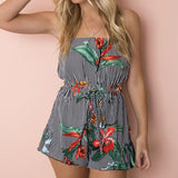 SUMMER NIGHTS STRAPLESS ROMPER - B ANN'S BOUTIQUE