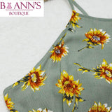 SUNFLOWER SHORTS SET - B ANN'S BOUTIQUE, LLC