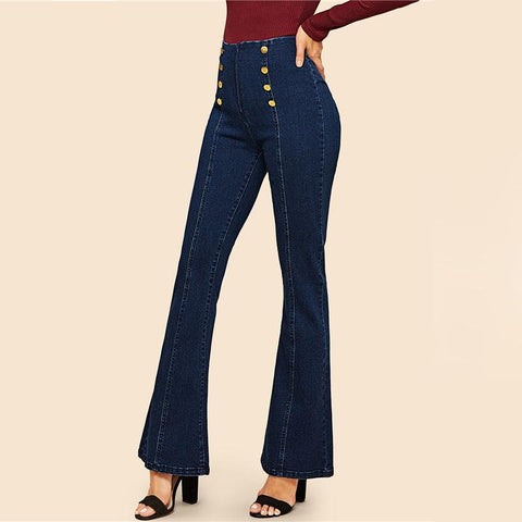 TAKE ME BACK BUTTON JEANS - B ANN'S BOUTIQUE