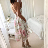 TEA TIME FLORAL DRESS - B ANN'S BOUTIQUE, LLC
