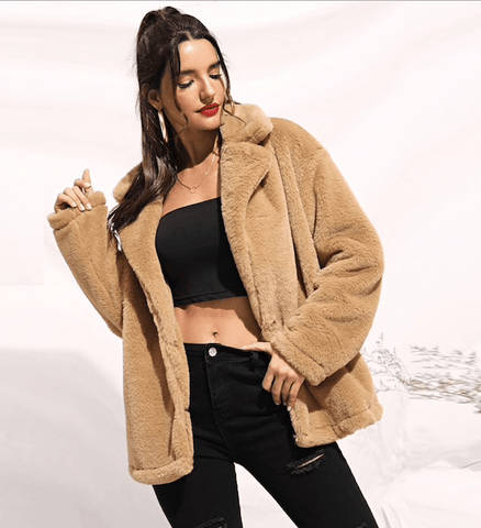 TEDDY CHIC JACKET - B ANN'S BOUTIQUE