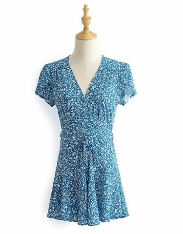 THE BLUE IVY ROMPER - B ANN'S BOUTIQUE