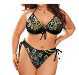 THE BOLD CURVES PLUS SIZE UP BIKINI WITH TIE-UP SIDES - B ANN'S BOUTIQUE, LLC