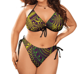 THE BOLD CURVES PLUS SIZE UP BIKINI WITH TIE-UP SIDES - B ANN'S BOUTIQUE, LLC