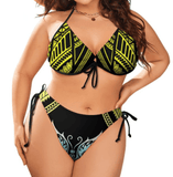 THE BOLD CURVES PLUS SIZE UP BIKINI WITH TIE-UP SIDES - B ANN'S BOUTIQUE, LLC