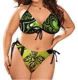 THE BOLD CURVES PLUS SIZE UP BIKINI WITH TIE-UP SIDES - B ANN'S BOUTIQUE, LLC