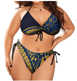 THE BOLD CURVES PLUS SIZE UP BIKINI WITH TIE-UP SIDES - B ANN'S BOUTIQUE, LLC