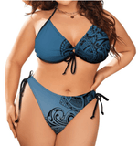 THE BOLD CURVES PLUS SIZE UP BIKINI WITH TIE-UP SIDES - B ANN'S BOUTIQUE, LLC