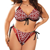 THE BOLD CURVES PLUS SIZE UP BIKINI WITH TIE-UP SIDES - B ANN'S BOUTIQUE, LLC