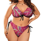 THE BOLD CURVES PLUS SIZE UP BIKINI WITH TIE-UP SIDES - B ANN'S BOUTIQUE, LLC