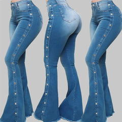 THE BUTTON UP BELL BOTTOM