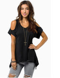 THE COLD SHOULDER TEE - B ANN'S BOUTIQUE, LLC