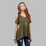 THE COLD SHOULDER TEE - B ANN'S BOUTIQUE, LLC