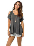 THE COLD SHOULDER TEE - B ANN'S BOUTIQUE, LLC