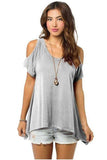 THE COLD SHOULDER TEE - B ANN'S BOUTIQUE, LLC