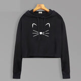 THE CROPPED KITTY HOODIE - B ANN'S BOUTIQUE