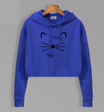THE CROPPED KITTY HOODIE - B ANN'S BOUTIQUE