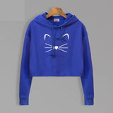 THE CROPPED KITTY HOODIE - B ANN'S BOUTIQUE