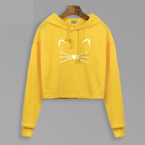 THE CROPPED KITTY HOODIE - B ANN'S BOUTIQUE