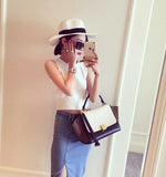 THE DENIM BUTTON-UP SPLIT SKIRT - B ANN'S BOUTIQUE, LLC