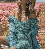 THE GREEN IVY ROMPER - B ANN'S BOUTIQUE