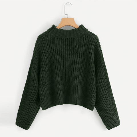 THE KNITTED NANCY PULLOVER SWEATER - B ANN'S BOUTIQUE