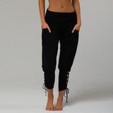 THE LACE-UP JOGGER - B ANN'S BOUTIQUE, LLC