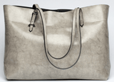 THE MUST HAVE  LEATHER TOTE - B ANN'S BOUTIQUE