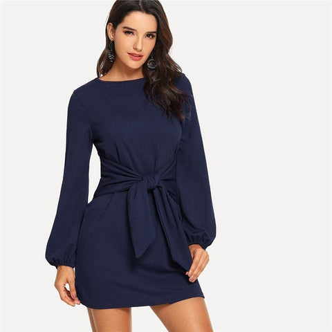 THE NAVY KNOTTED - B ANN'S BOUTIQUE