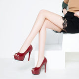 THE PEEP TOE PUMP - B ANN'S BOUTIQUE