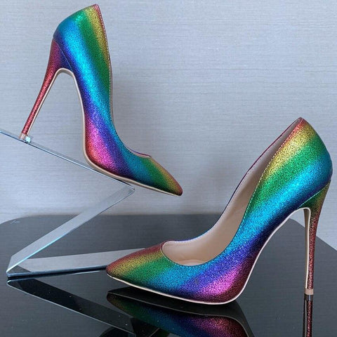 THE RAINBOW SHIMMER PUMP - B ANN'S BOUTIQUE, LLC