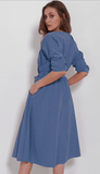 THE SADIE SUEDE WRAP DRESS - B ANN'S BOUTIQUE