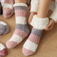 THE SASSY STRIPE SLIPPER SOCK