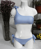 THE SHOULDER STRIPE BIKINI - B ANN'S BOUTIQUE