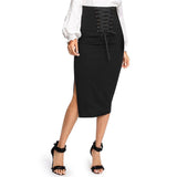 THE SIDE OFFICE SKIRT - B ANN'S BOUTIQUE