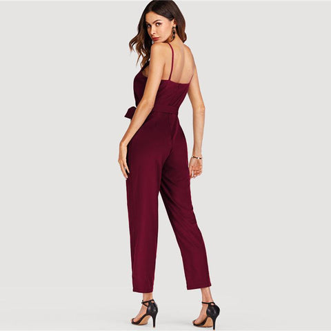 THE SIMPLY SASHA JUMPSUIT - B ANN'S BOUTIQUE