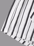THE STRIPES ARE RIGHT SHORT - B ANN'S BOUTIQUE