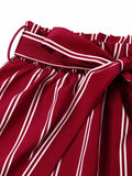 THE STRIPES ARE RIGHT SHORT - B ANN'S BOUTIQUE